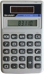 sharp EL-376A (W)